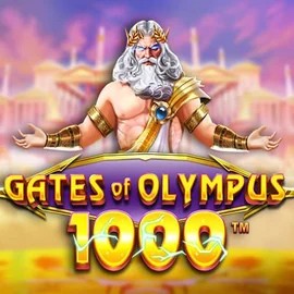 Gates of Olympus 1000 online game logo by Pragmatic Play on windetta-casino.net